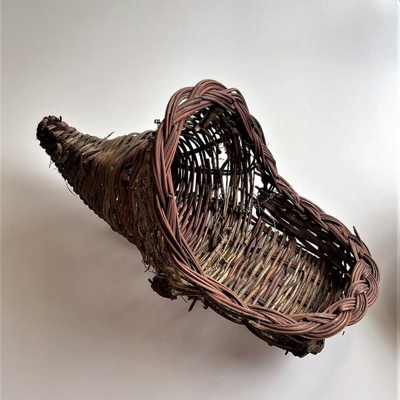 CORNUCOPIA BASKET FALL DÉCOR DIY LIKE NEW - Picture 12 of 14